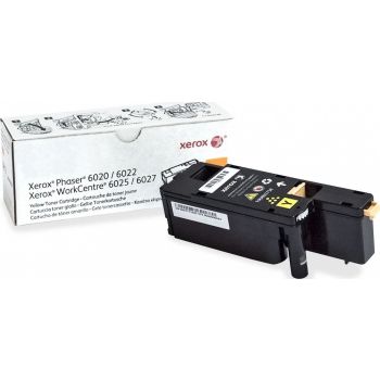Xerox Yellow Toner Cartridge for Phaser 6020, 6020VBI, 6022, WorkCentre 6025, 6027 : 106R02758 Toners JS Bazar