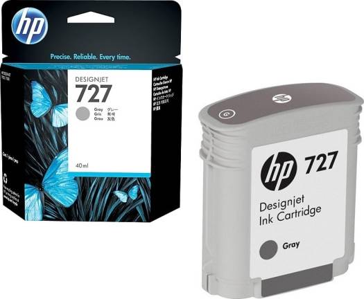 HP 727 40-ml Gray Designjet Ink Cartridge : B3P18A Cartridges JS Bazar