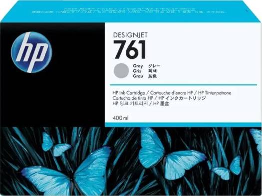 HP 761 400-ml Gray DesignJet Ink Cartridge : CM995A Cartridges JS Bazar