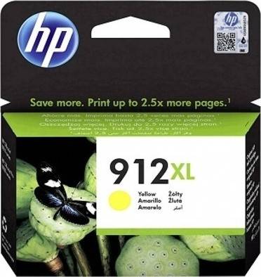 HP 912 XL Ink Cartridge Original Yellow Ink Cartridge : 3YL83AE XL Cartridges JS Bazar