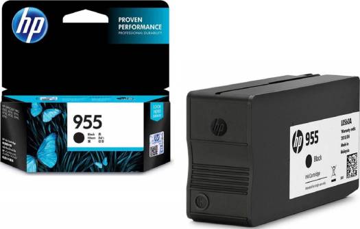 HP 955 Black Original Ink Cartridge : L0S60AA Cartridges JS Bazar