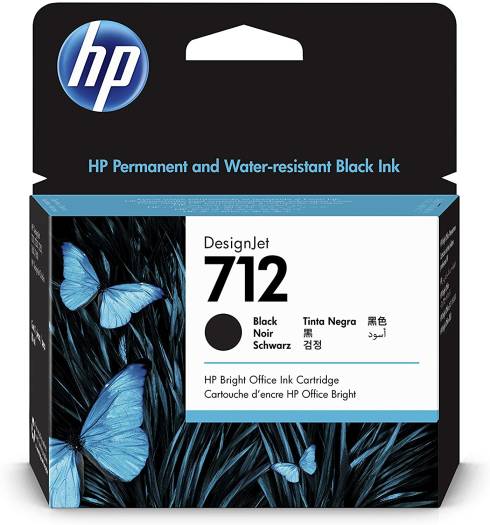 HP 712 38ml Jet Ink Cartridge, Pigment Based : 3ED70A Cartridges JS Bazar
