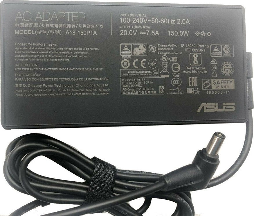 Original Asus 150W Adapter for ROG G531GT-BI7N6, TUF Gaming A15 FA506IU-HN148T, ADP-150CH B (20V, 7.5A) - JS Bazar