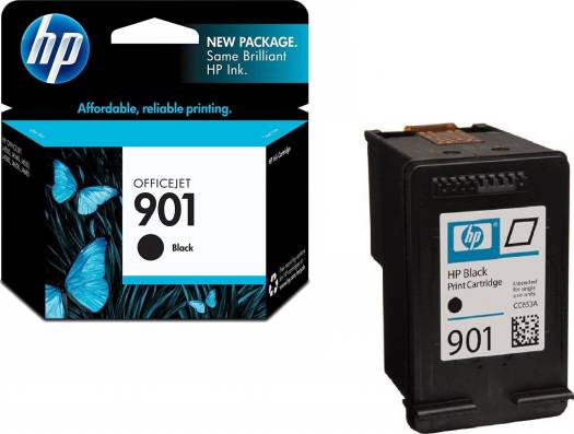 HP 901 Black Original Ink Cartridge : CC653AE Cartridges JS Bazar