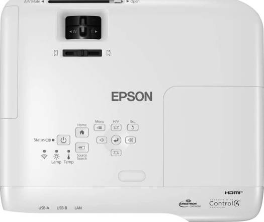 Epson EB-992F - 3LCD Projector - 4000 lumens, Full HD (1920 x 1080) - 16:9 - 1080p - 802.11n Wireless / LAN / Miracast - White | EB-992F - JS Bazar