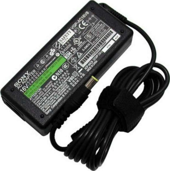 Replacement Adapter for Sony Laptop 16v 4A Output, Input 100-240V 1.4A, 50-60Hz | PCGA-AC16V6