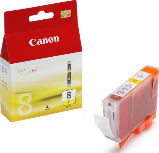 Canon CLI-8Y Yellow Ink Cartridge : 0623B001 Cartridges JS Bazar