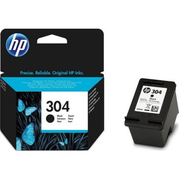 HP 304 Black Ink Cartridge - Black : N9K06AE Toners JS Bazar