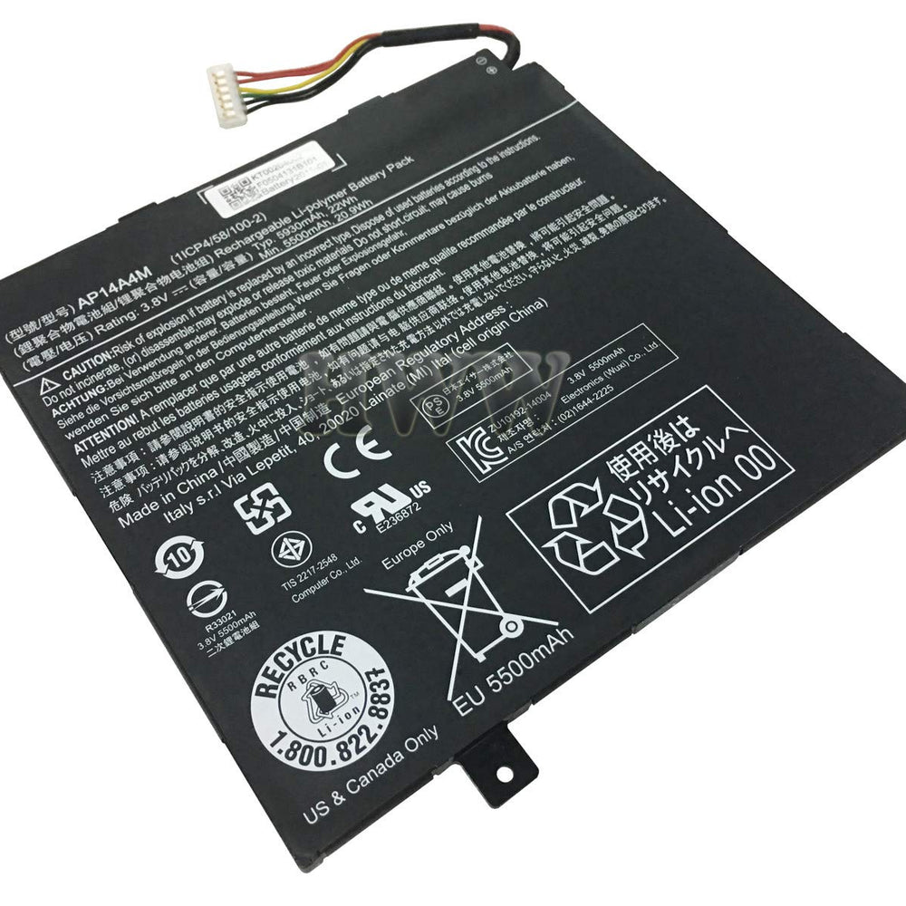 AP14A8M Replacement Acer Aspire Switch 10e, 11 Series Replacement Laptop Battery - JS Bazar