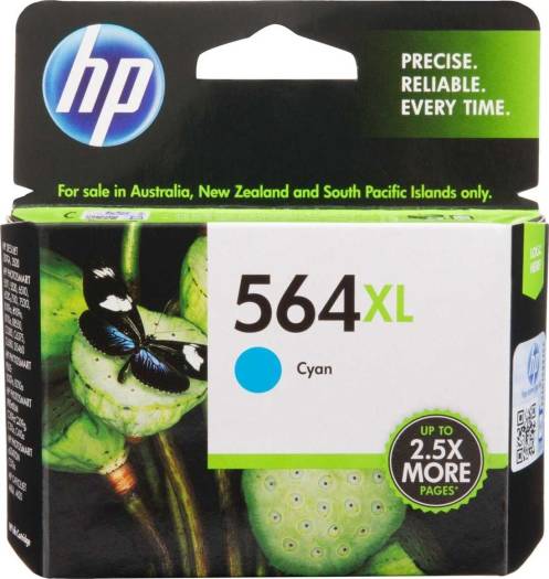 HP 564XL High Yield Cyan Original Ink Cartridge : CB323WA Cartridges JS Bazar
