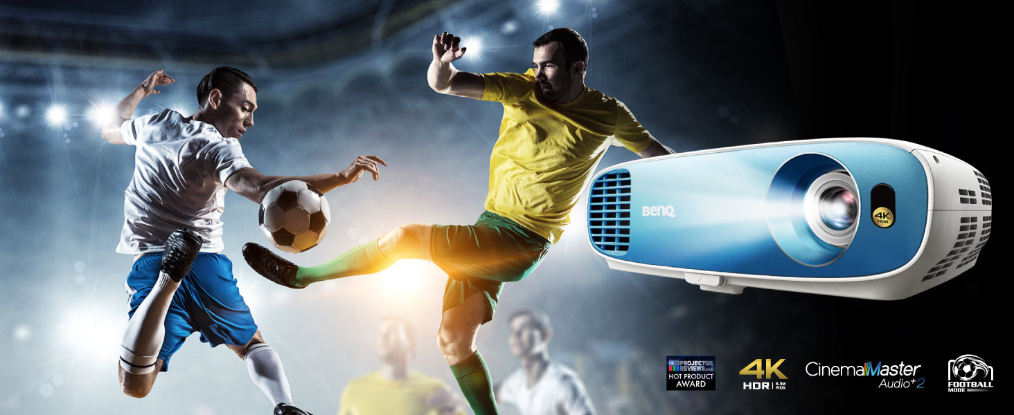 BenQ 4K UHD Home Theater Projector with HDR and HLG, 3000 Lumens, Keystone for Easy Setup Projectors JS Bazar