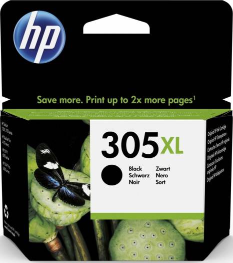 HP 305XL High Yield Black Original Ink Cartridge : 3YM62AE XL Cartridges JS Bazar