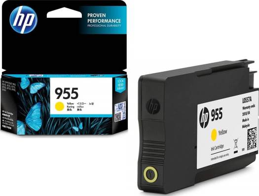 HP 955 Yellow Original Ink Cartridge : L0S57AA Cartridges JS Bazar