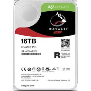 Seagate IronWolf Pro 16TB NAS Hard Drive 7200 RPM 256MB Cache CMR SATA 6.0Gb/s 3.5" Internal HDD | ST16000NE000 - JS Bazar