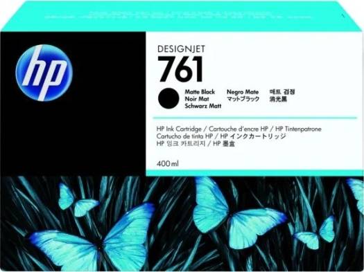HP 761 400-ml Matte Black DesignJet Ink Cartridge : CM991A Cartridges JS Bazar