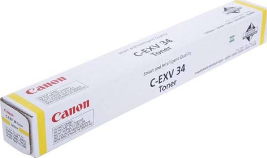 Canon C-EXV 34Y Original Yellow Toner Cartridge for C2020 / C2025 / C2030 / C2220 / C2225 / C2230 (C-EXV 34Y) Toners JS Bazar