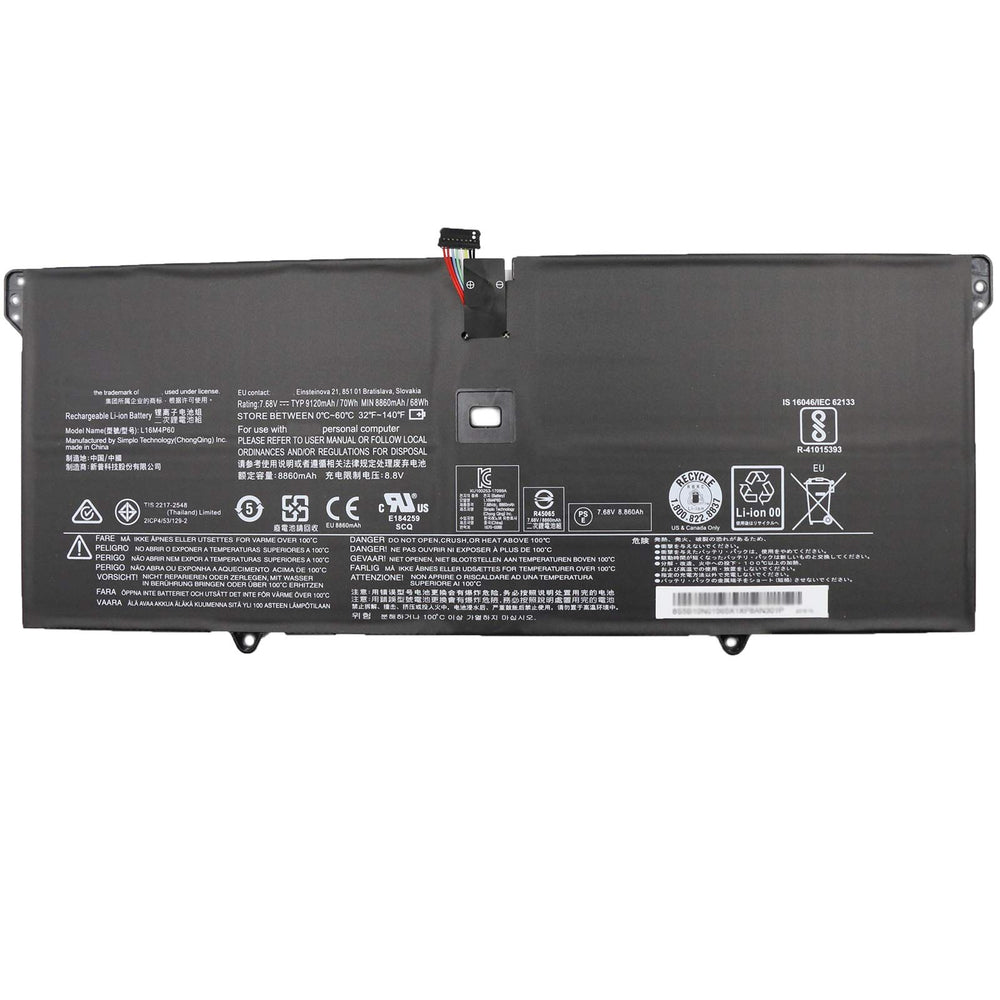 L16M4P60 Lenovo Yoga 920-13IKB 80Y7005EBM 80Y70063US 5B10N01565 L16C4P61 Replacement Laptop Battery - JS Bazar