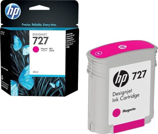 HP 727 40-ml Magenta Designjet Ink Cartridge : B3P14A Cartridges JS Bazar