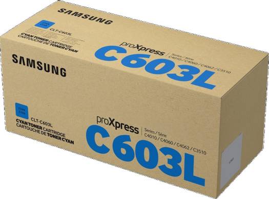 Samsung CLT-C603L Hugh Yield Cyan Toner Cartridge : SU078A Toners JS Bazar