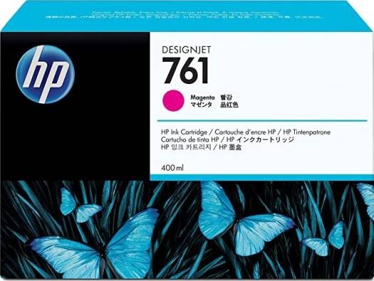 HP 761 400-ml Magenta DesignJet Ink Cartridge : CM993A Cartridges JS Bazar