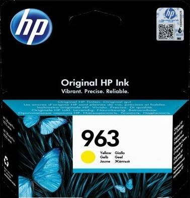 HP 963 Yellow Original Ink Cartridge : 3JA25AE Cartridges JS Bazar