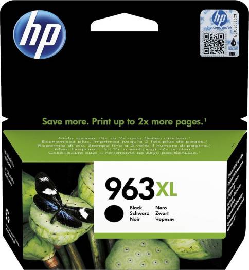 HP 963XL High Yield Original Ink Cartridge - Black : 3JA30AE XL Cartridges JS Bazar
