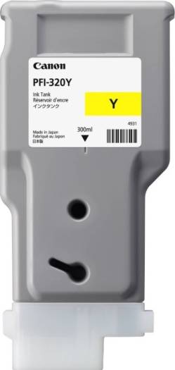 Canon PFI-320 Yellow Ink Cartridge (300mL) - PFI-320 Cartridges JS Bazar