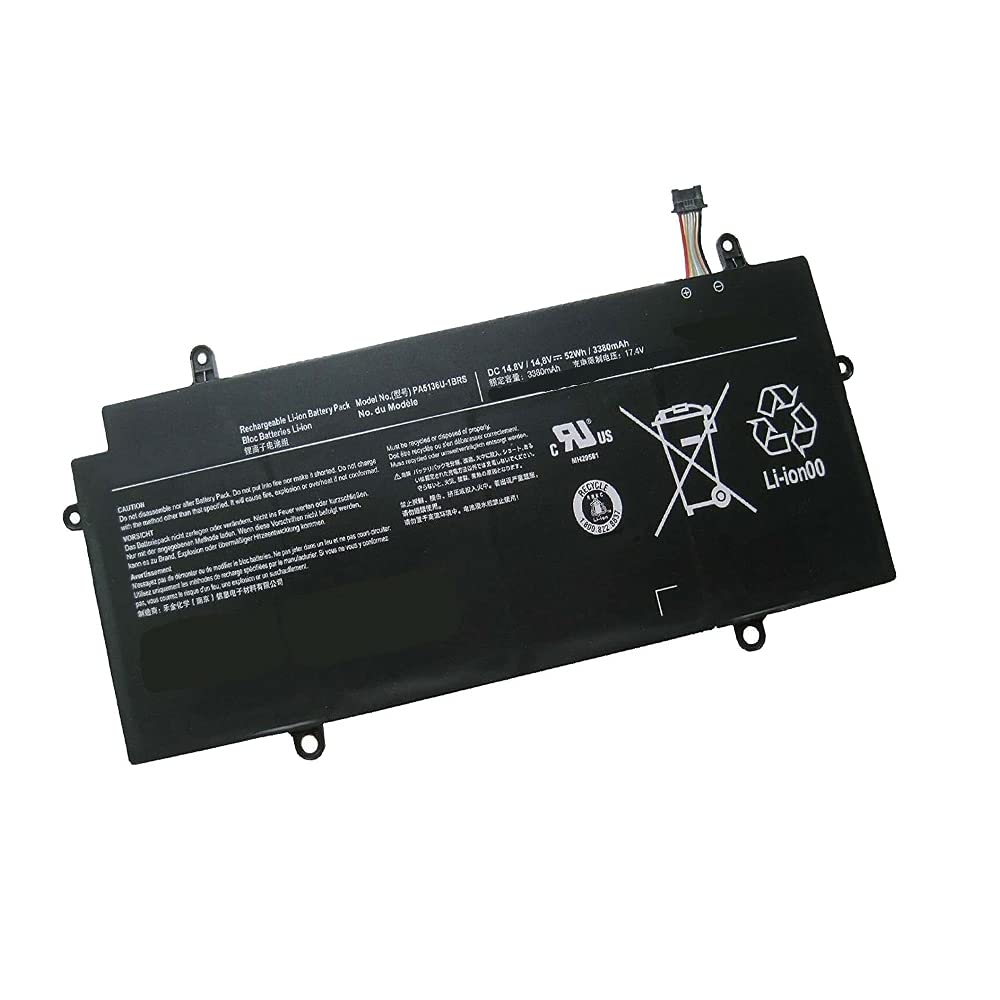 14.8V 52wh PA5136U-1BRS Toshiba Portege Z30 Z30-A Z30-A1301 Z30-AK04S P000640510 PA5136U Laptop Battery - JS Bazar