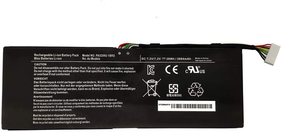 28Wh PA5209U-1BRS Toshiba Satellite L10W-CBT2N01, Satellite L10W-CBT2N02 Replacement Laptop Battery Laptop Batteries JS Bazar