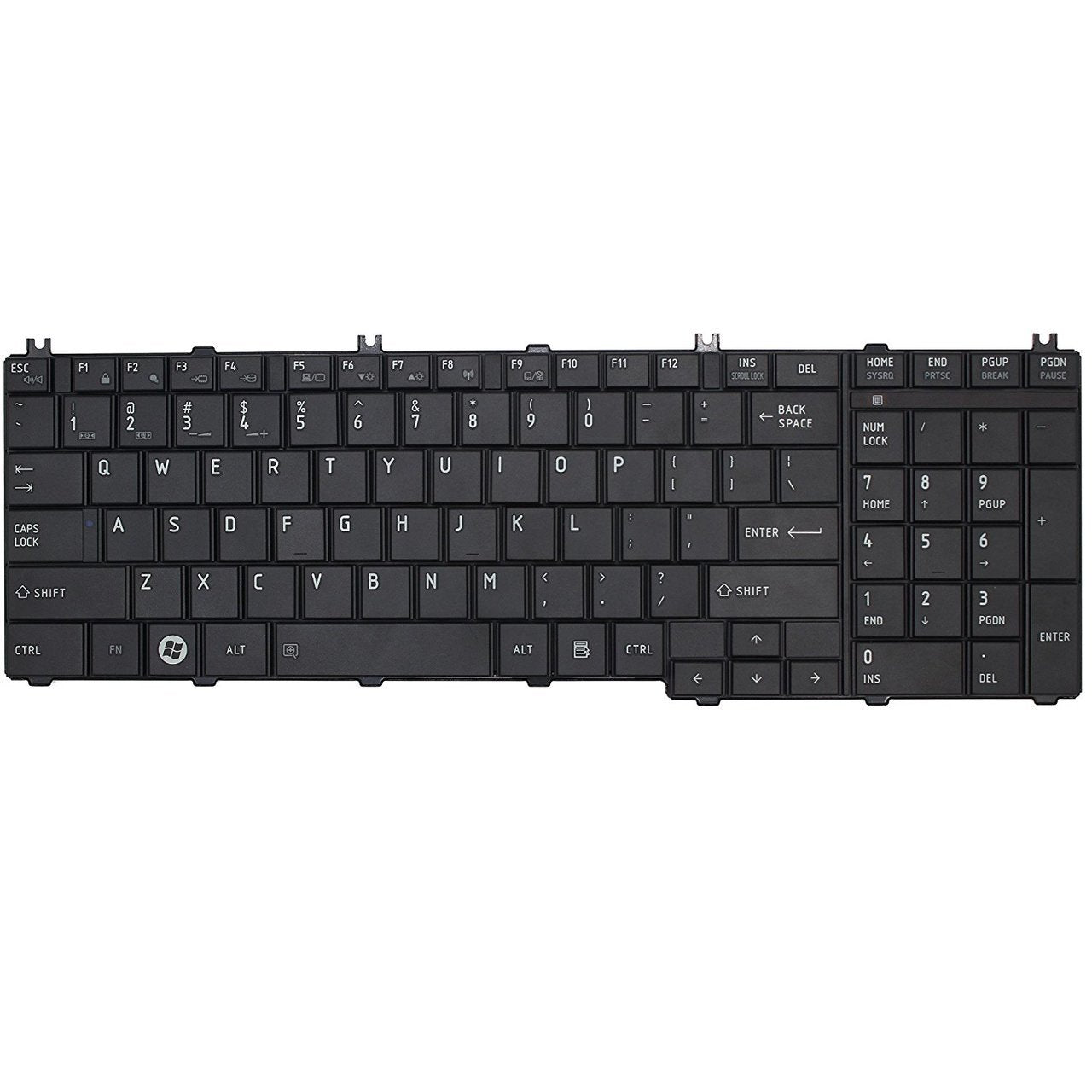 Toshiba C660 - C650 - L655 - L665 Black Replacement Laptop Keyboard Laptop Keyboard JS Bazar
