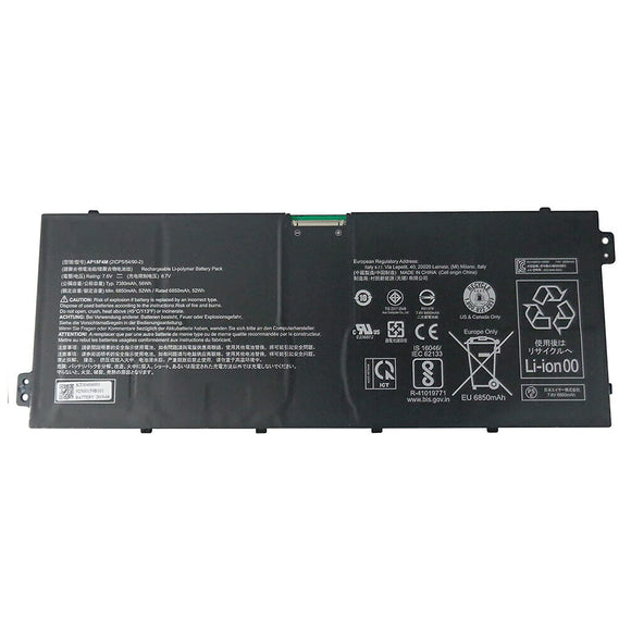 AP18F4M Acer Laptop Battery for Acer Chromebook 715 CB715-1WT-56GW, Chromebook 715 CB715-1W-39XC Laptop Batteries JS Bazar