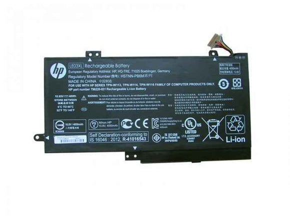 Replacement HP LE03XL HSTNN-YB5Q 796220-831 TPN-W116 Fit Pavilion X360 15-BK 13-S Series Battery Laptop Batteries JS Bazar