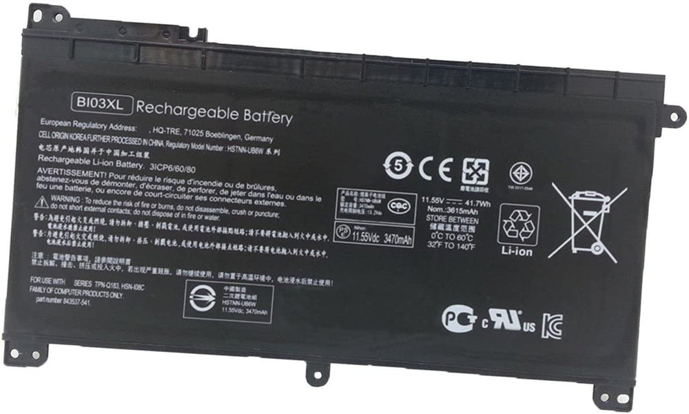 ON03XL Replacement HP Pavilion X360 13-U000NB, Stream 14-AX001NU BI03XL Laptop Battery - JS Bazar