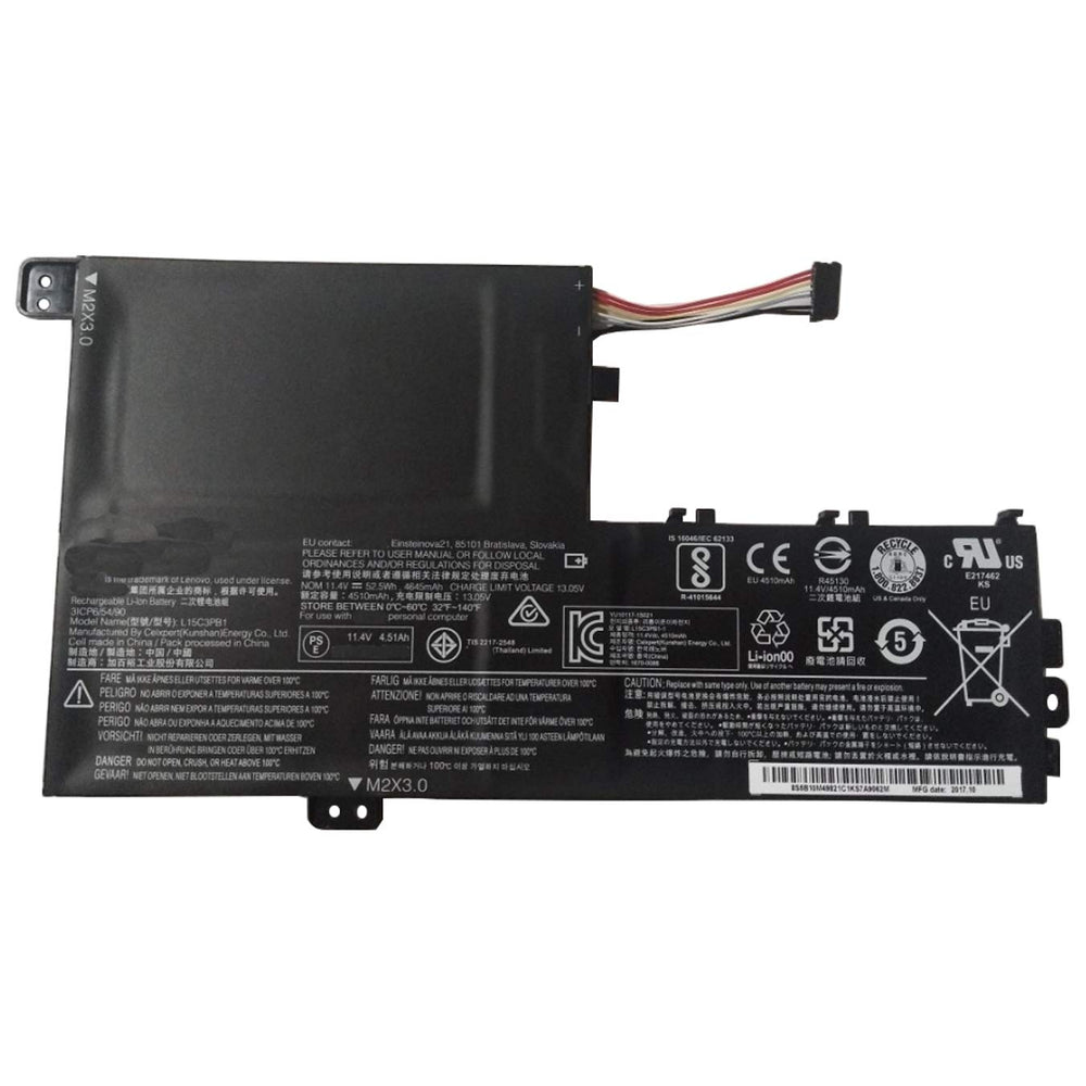 7.6V 45Wh L15C2PB1 5B10K84491 Replacement Laptop Battery compatible with Lenovo Yoga 510 510-14IKB 510-15IKB 510-15ISK 510-14ISK - JS Bazar