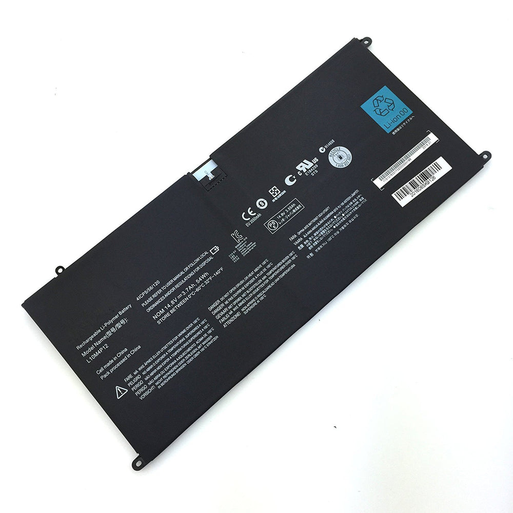 54Wh L10M4P12 Lenovo IdeaPad Yoga 13 U300 U300s Series 4ICP5/56/120 Replacement Laptop Battery - JS Bazar