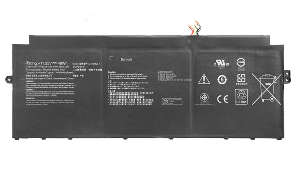 C31N1824-1 Asus Chromebook C425TA-1A, Chromebook Flip C433TA-AJ0005 Replacement Laptop Battery - JS Bazar