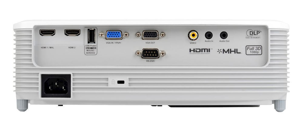 Optoma W400 WXGA 4000 ANSI Lumens DLP Projector, 3D Ready, White : 95.78C01GC0E - JS Bazar