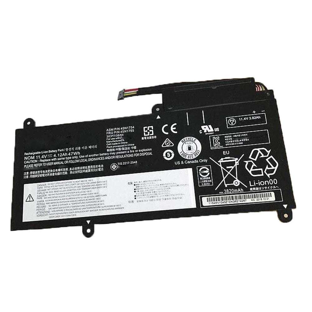 47Wh 45N1756 Lenovo Thinkpad E450 E450C E460 E460C 45N1752 45N1754 45N1755 Replacement Laptop Battery - JS Bazar