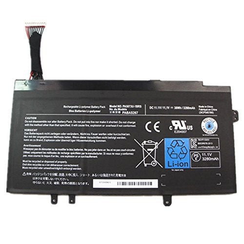 38Wh PA5073U-1BRS PA5073U Toshiba Satellite U925T U920T PABAS267 Series Replacement Laptop Battery - JS Bazar