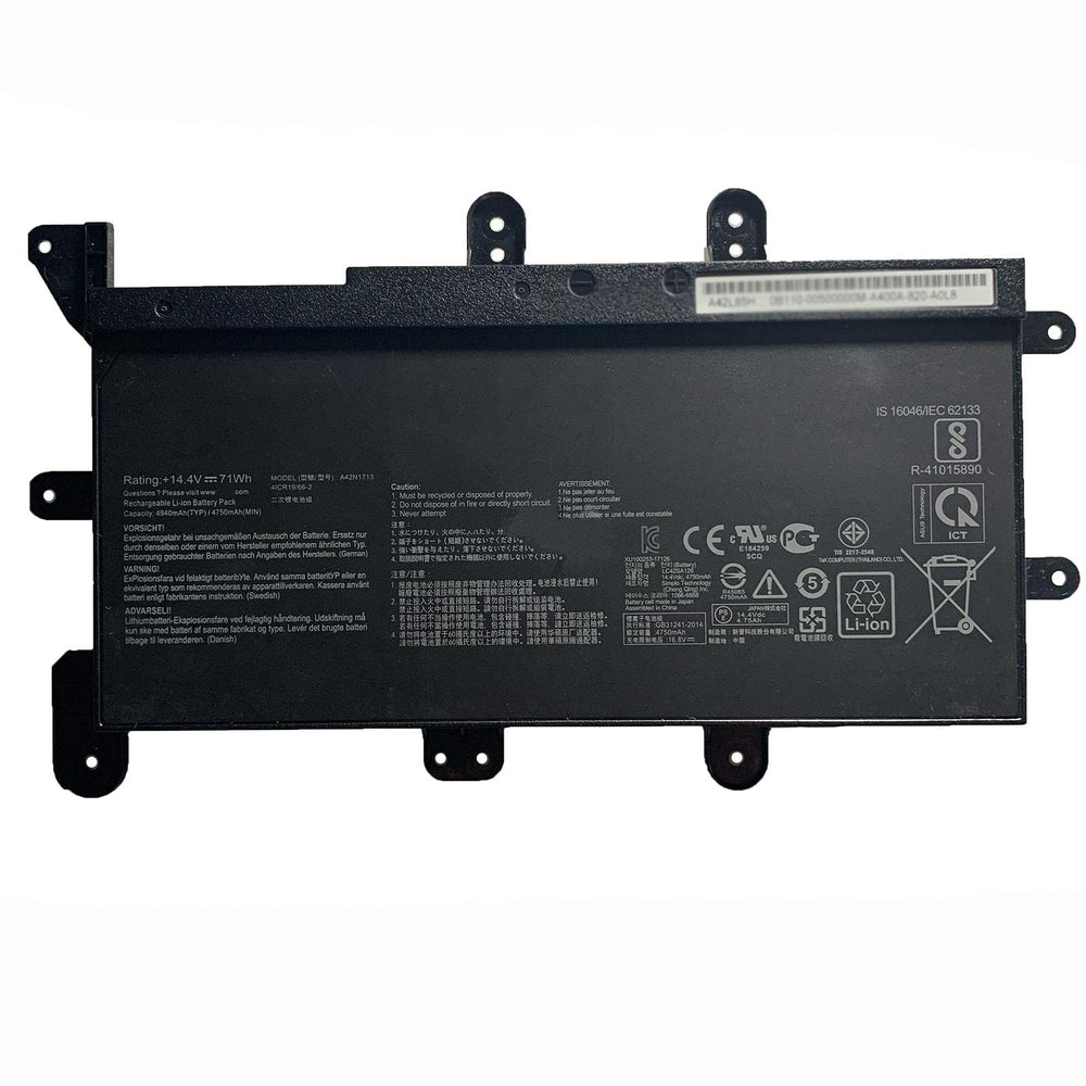 A42N1713 Asus G703GI-XS98K, G703GI-XS99K, G703GS Series Replacement Laptop Battery - JS Bazar