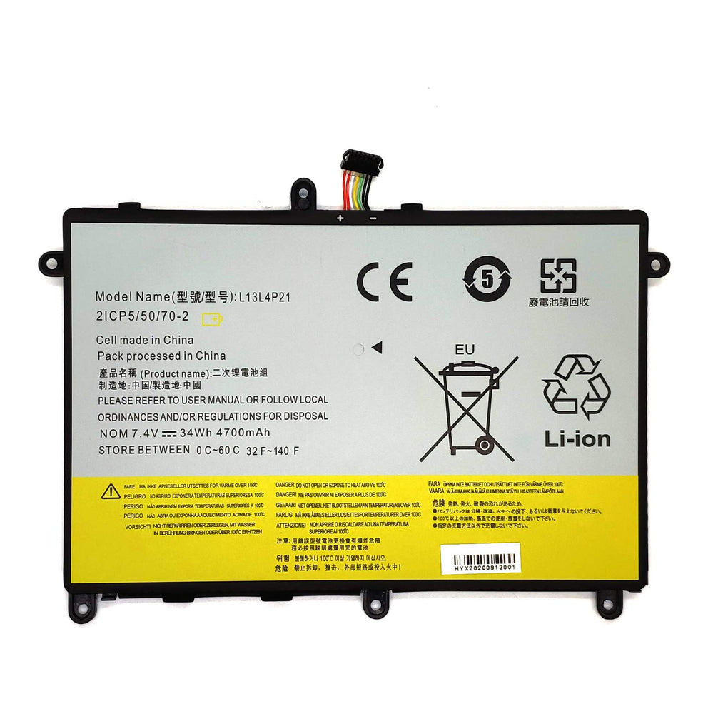 7.4V 34Wh L13M4P21 L13L4P21 Lenovo Yoga 2 11 20332 121500223 121500224 Replacement Laptop Battery - JS Bazar