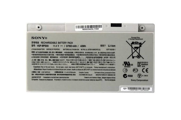 VGP-BPS33 Sony VAIO SVT-14 SVT-15 T14 T15 Touchscreen Ultrabooks Replacement Laptop Battery Laptop Battery JS Bazar