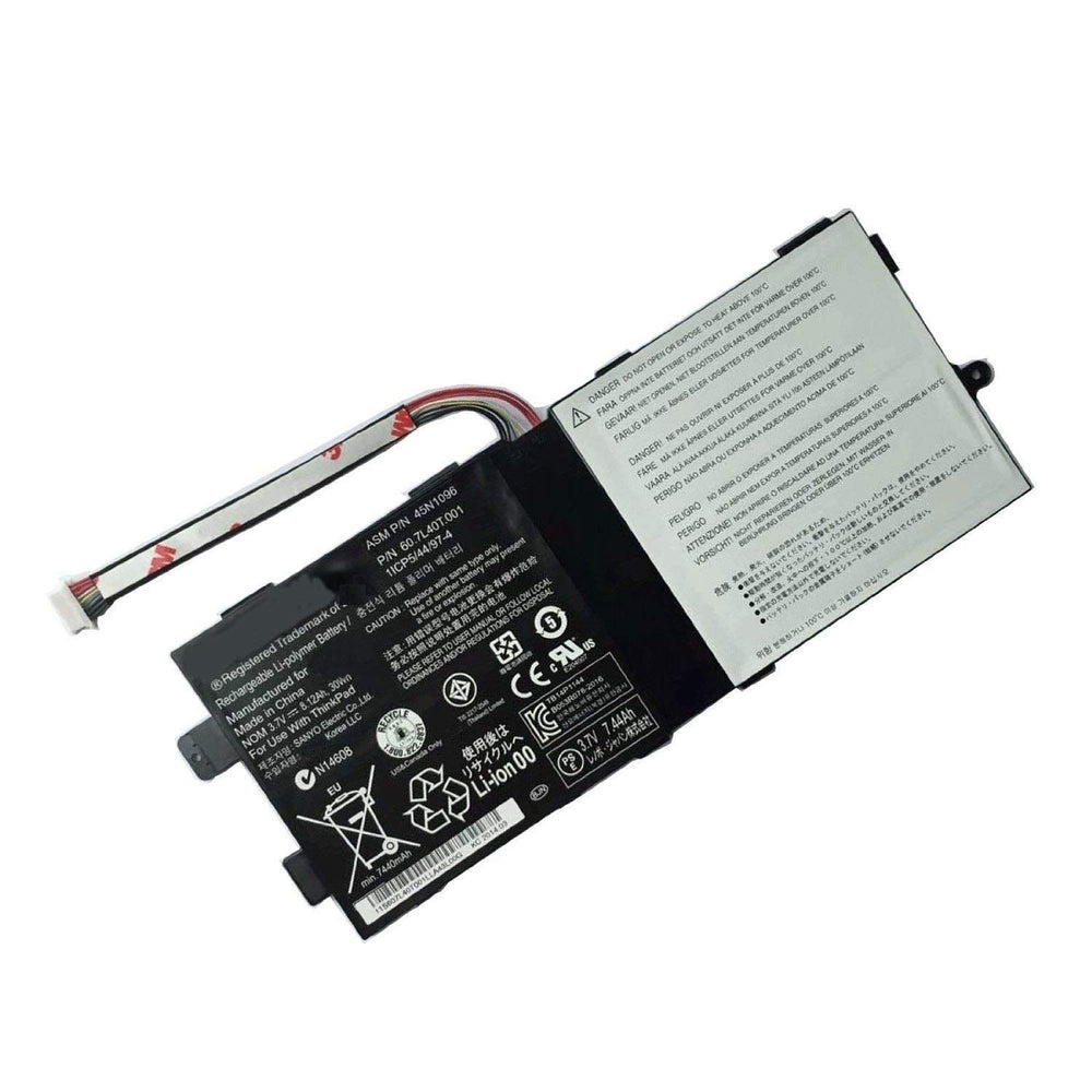 30Wh 8.12Ah 45N1096 45N1097 1ICP5/44/97-4 Lenovo ThinkPad Tablet 2 battery - JS Bazar