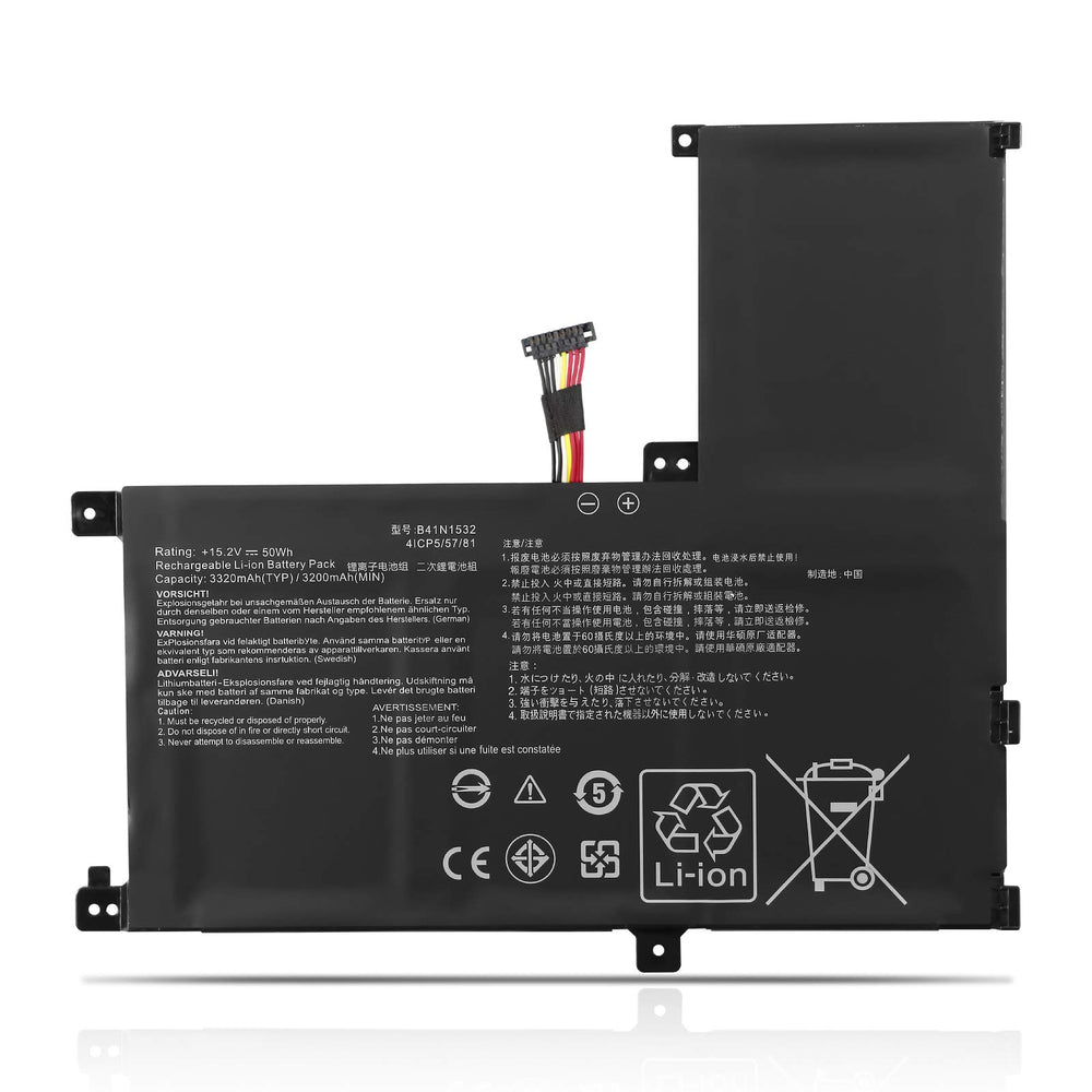 B41N1532 Asus ZenBook Flip UX560UA-FZ020T, ZenBook Flip UX560UA-FZ015T Replacement Laptop Battery - JS Bazar