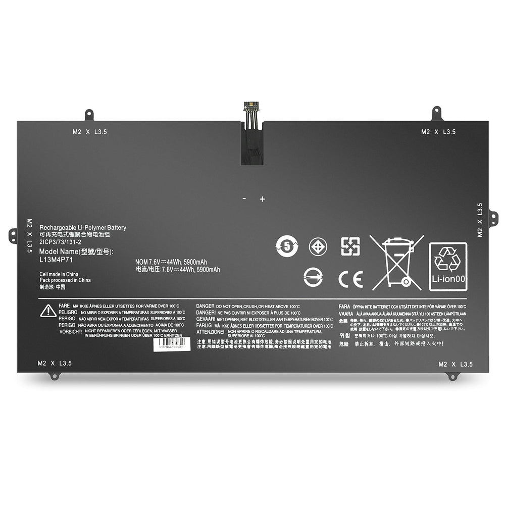 L13M4P71 Lenovo Yoga 3 Pro 1370, Yoga 3 Pro 80HE00KBGE, Yoga 3 Pro 80HE00NFGE Replacement Laptop Battery - JS Bazar